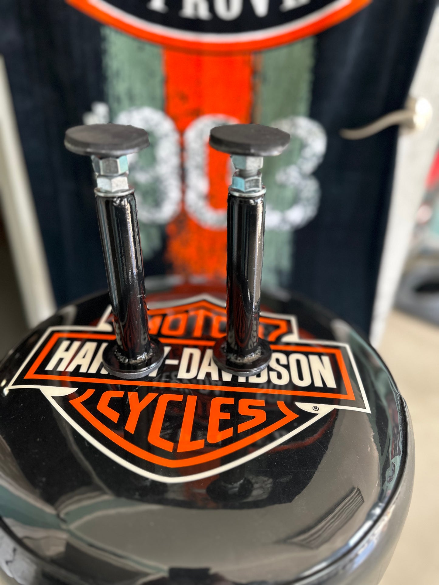 Saddlebag brace Built Not Bought Custom Designs