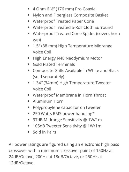 4000 Series 6.5" PCX640S2