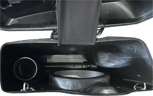 Factory CVO style audio bags Built Not Bought Custom Designs