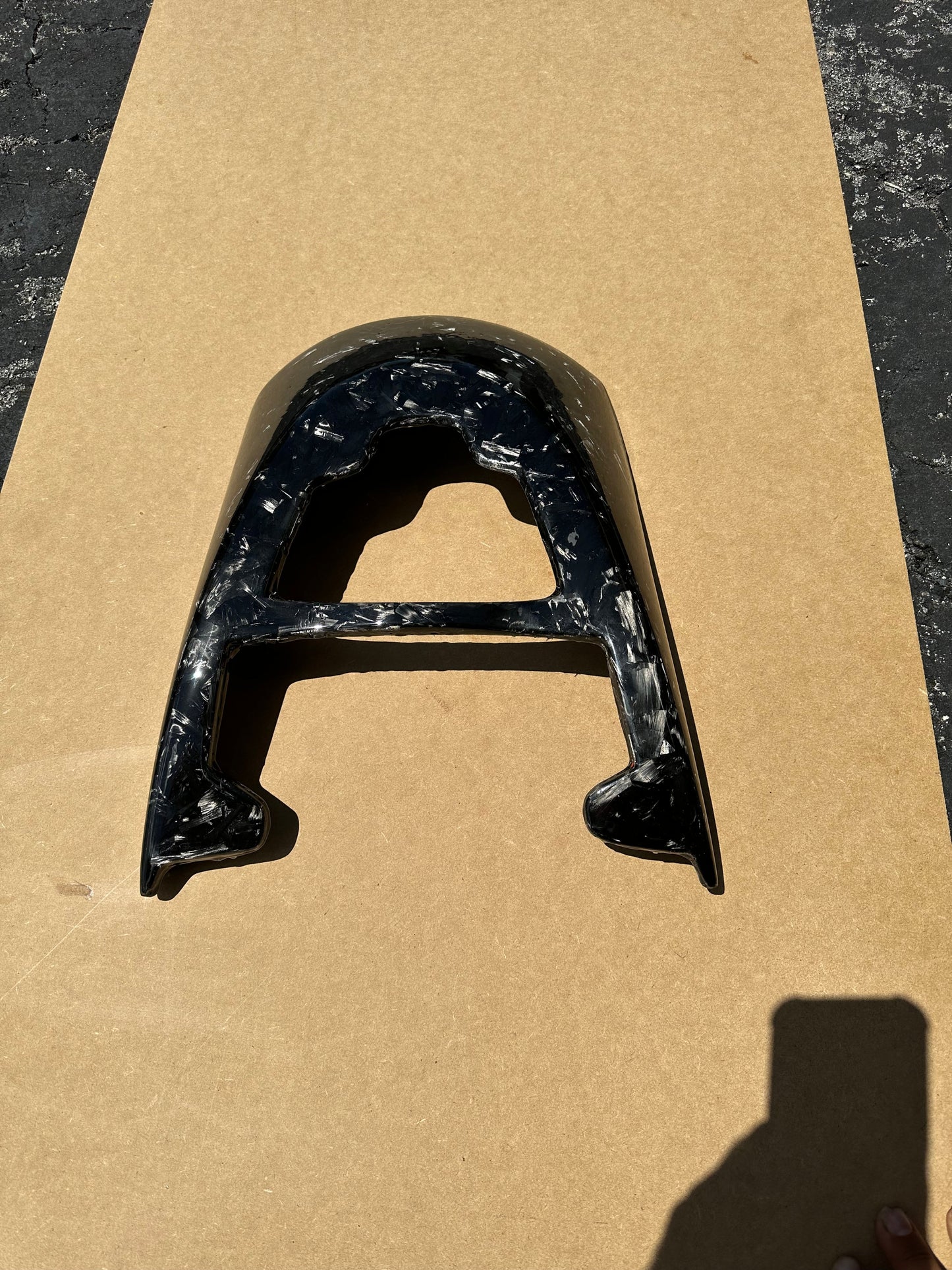 V-Rod Carbon fiber shorty rear fender Built Not Bought Custom Designs