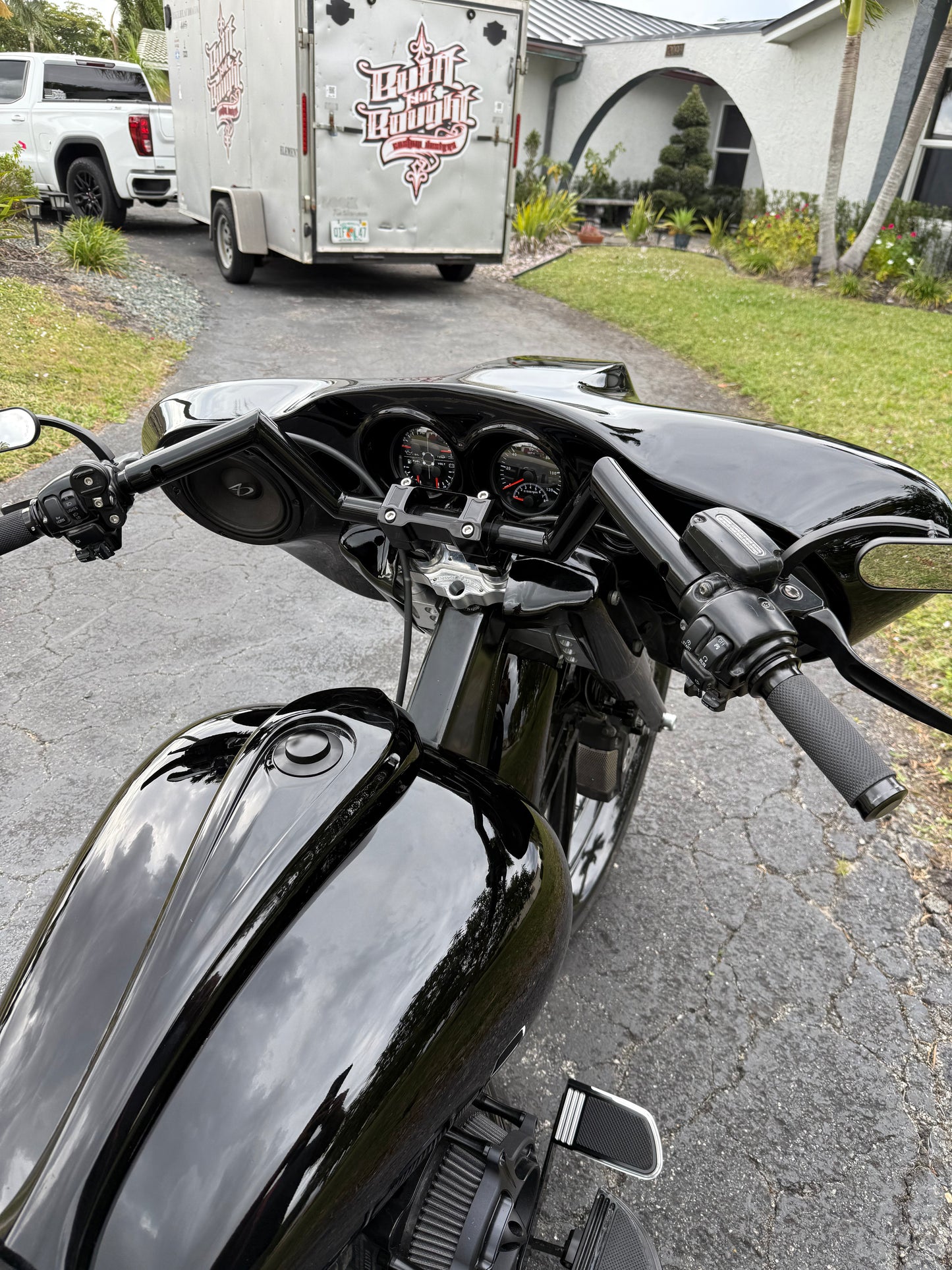 2012 Harley Davidson streetglide layframe Built Not Bought Custom Designs