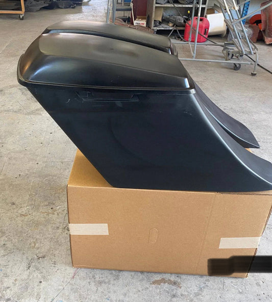 Harley Drop rail Audio Bags and Fender Built Not Bought Custom Designs
