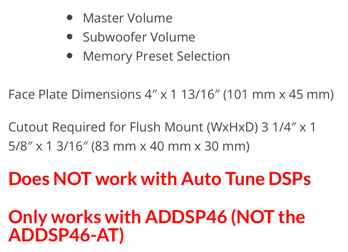 DSP CONTROL INTERFACE CALL FOR PRICE Built Not Bought Custom Designs