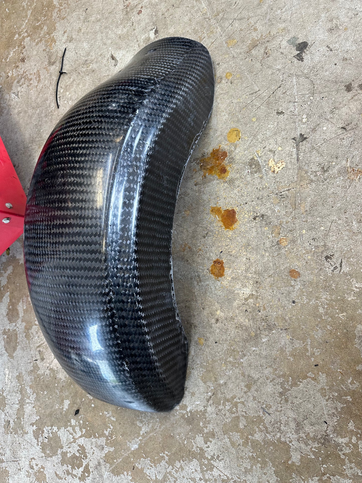 Factory Style Rear Fender carbon fiber 09+