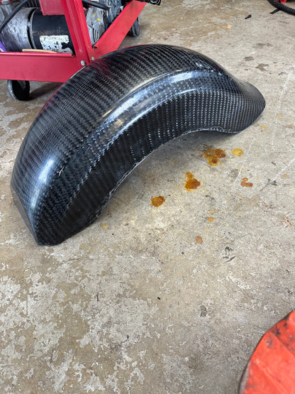 Factory Style Rear Fender carbon fiber 09+