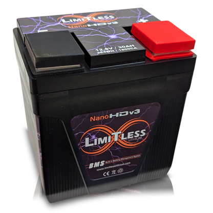 Nano HDv3 30AH Lithium Battery Built Not Bought Custom Designs