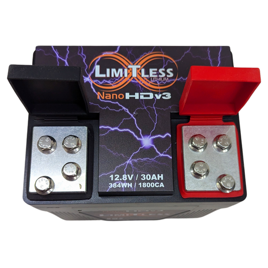 Nano HDv3 30AH Lithium Battery Built Not Bought Custom Designs