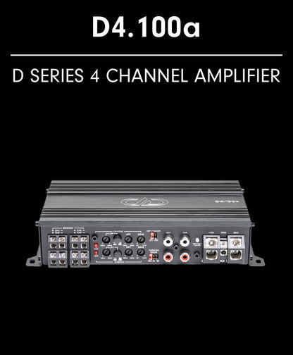 DD Audio D4.100a 4ch Amplifier BikeLifeAudio