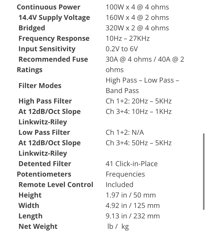 Audio Dynamics ADMK 600.4 Amplifier Built Not Bought Custom Designs