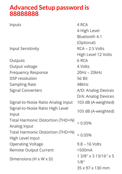AUDIO DYNAMICS AUTO TUNE DSP CALL FOR PRICING Built Not Bought Custom Designs