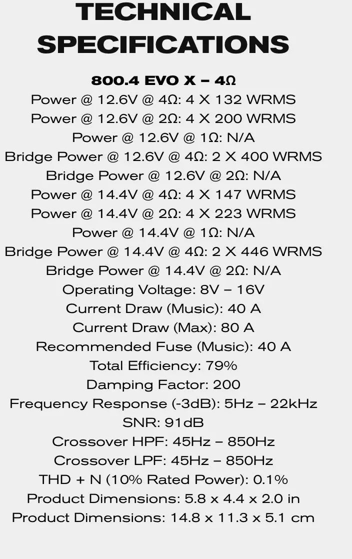 SounDigital 800.4 EVO X BikeLifeAudio