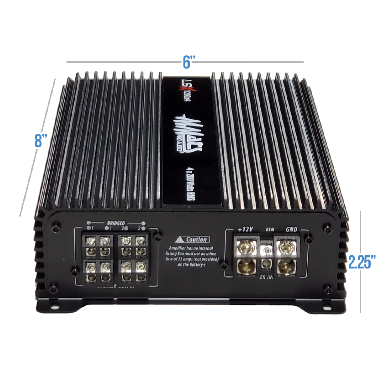 MMATS LSX 1200x4 Amplifier BikeLifeAudio